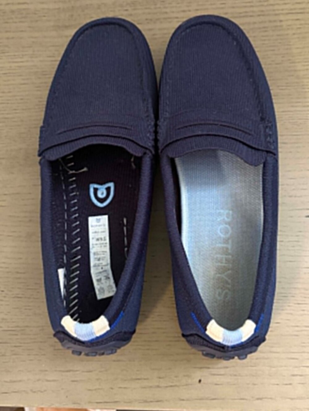 Rothy's The Driver Loafer 9.5 Navy Blue